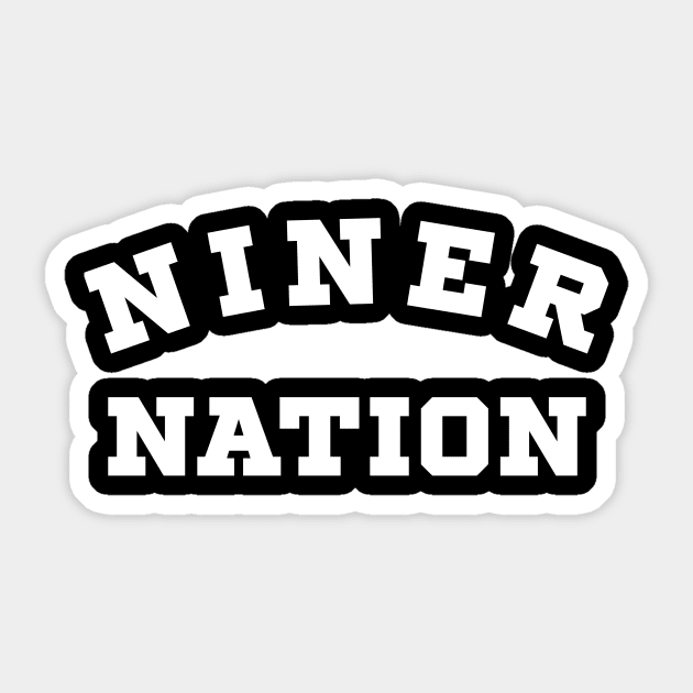 Niner Nation Sticker by Vicinity